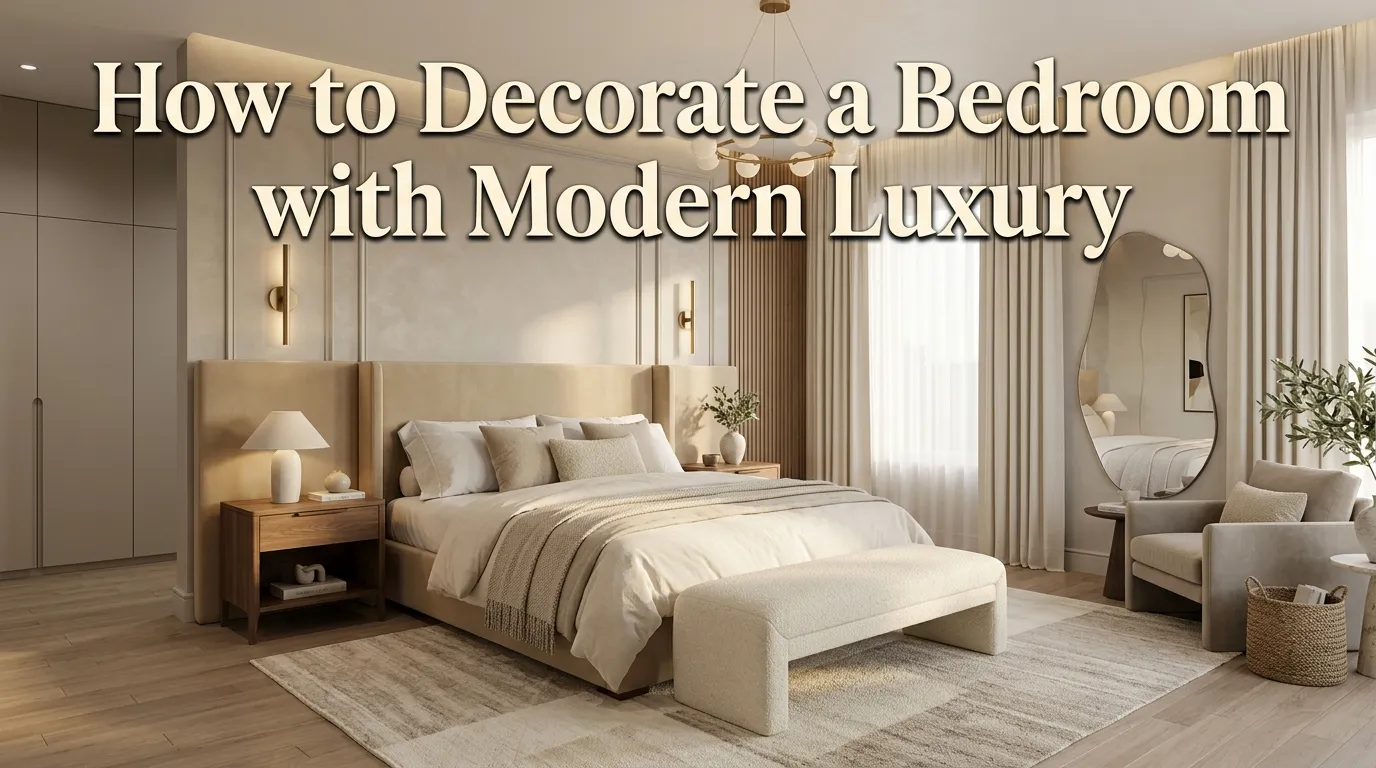 How to Decorate a Bedroom with Modern Luxury