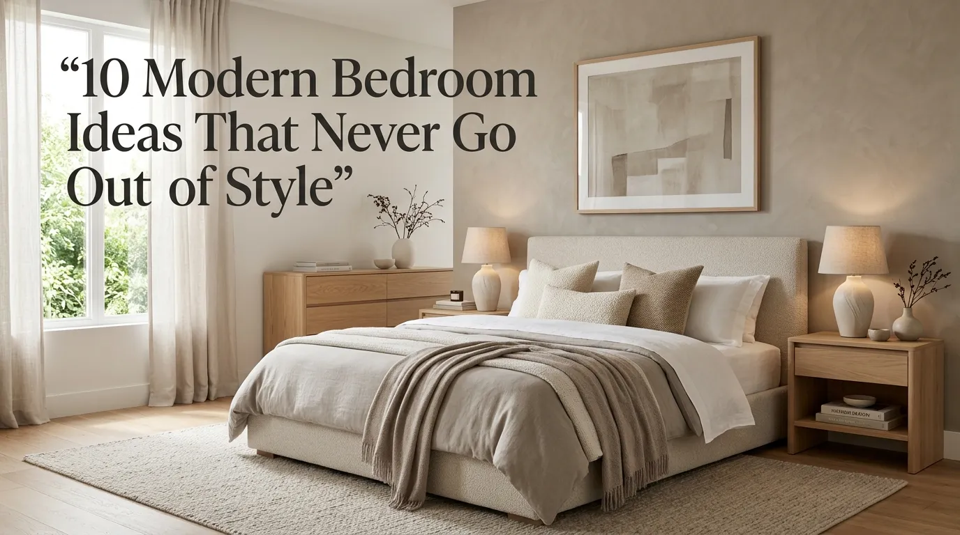 10 Modern Bedroom Ideas That Never Go Out of Style