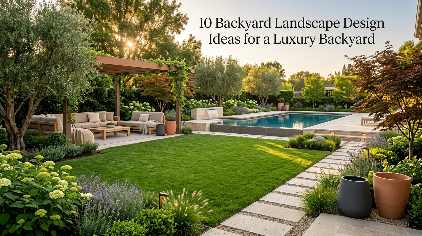 10 Backyard Landscape Design Ideas for a Luxury Backyard