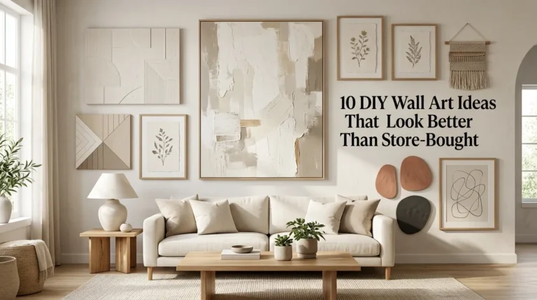 10 DIY Wall Art Ideas That Look Better Than Store-Bought