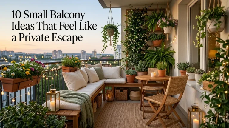 10 Small Balcony Ideas That Feel Like a Private Escape