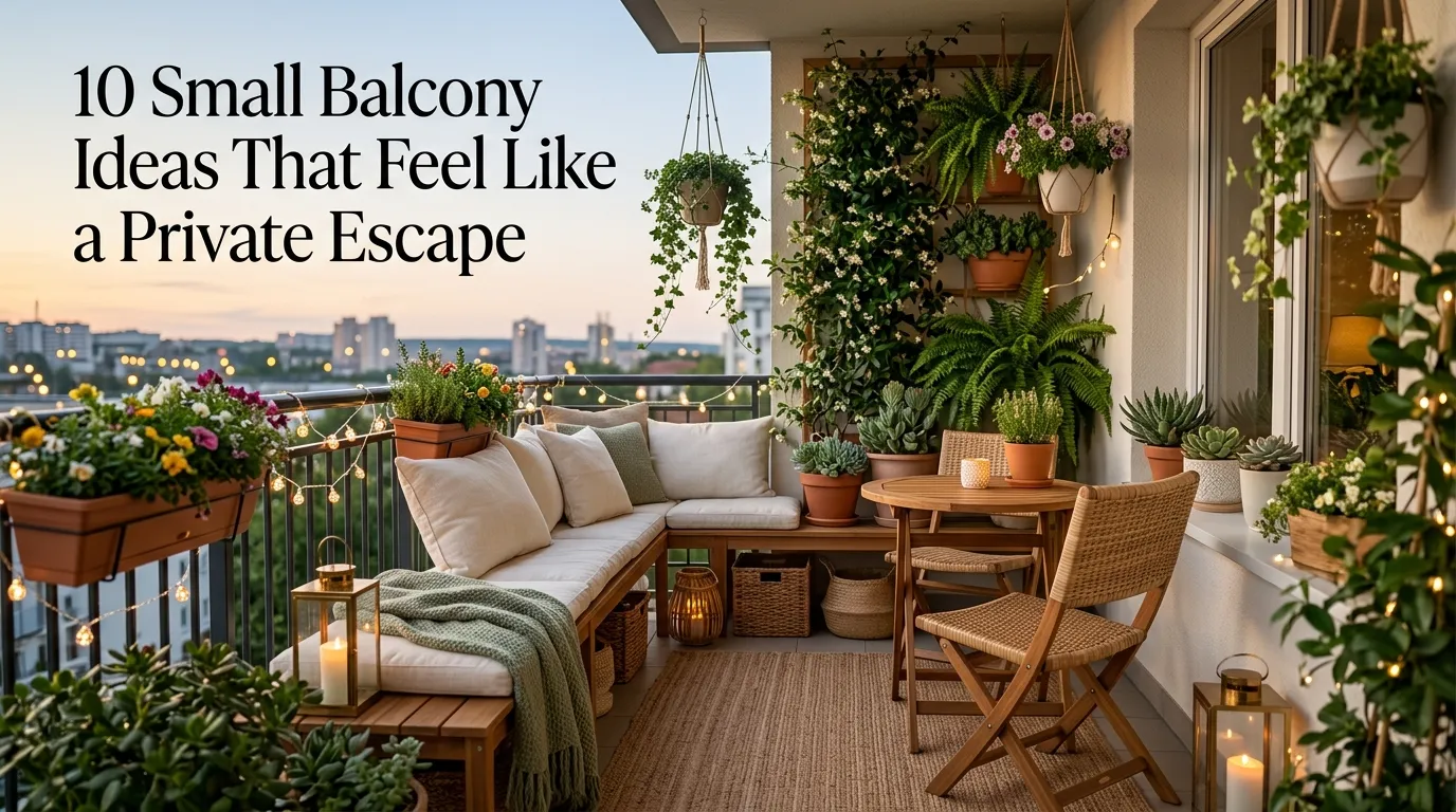 10 Small Balcony Ideas That Feel Like a Private Escape