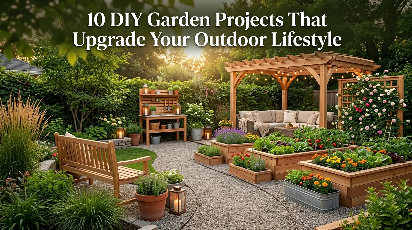 10 DIY Garden Projects That Upgrade Your Outdoor Lifestyle