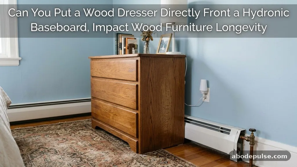 Impact on Wood Furniture Longevity - Can You Put a Wood Dresser Directly in Front of a Hydronic Baseboard?