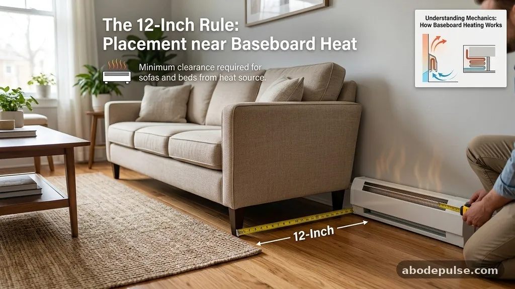 The 12-Inch Rule: How Far Away Must Sofas and Beds Sit from Baseboard Heat?