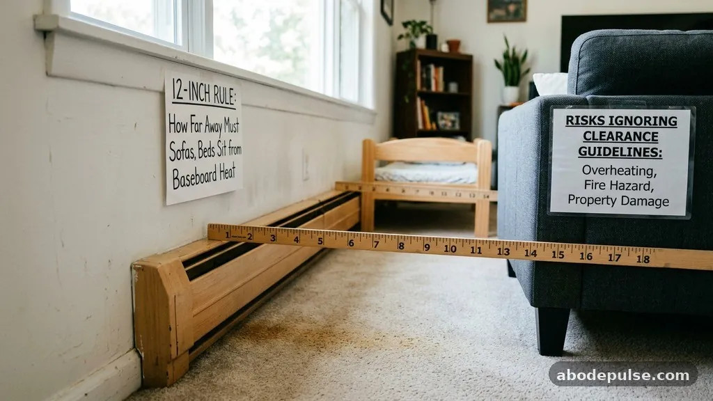 The Risks of Ignoring Clearance Guidelines - The 12-Inch Rule: How Far Away Must Sofas and Beds Sit from Baseboard Heat?