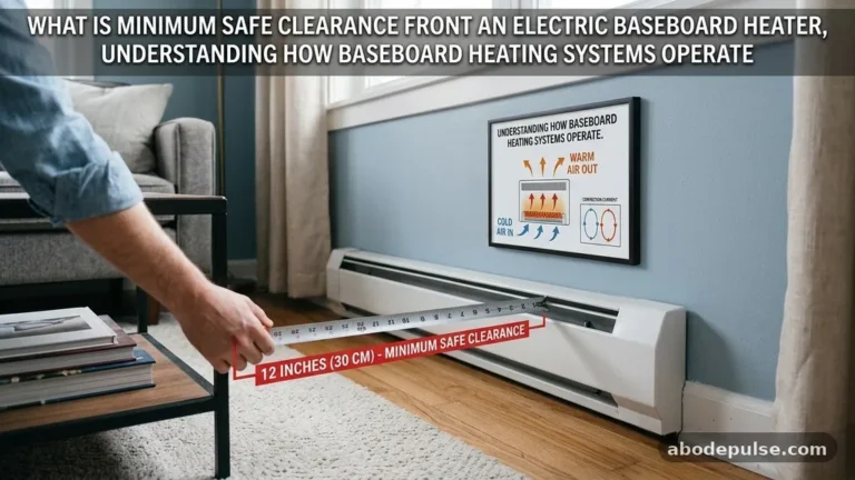 What Is the Minimum Safe Clearance in Front of an Electric Baseboard Heater?